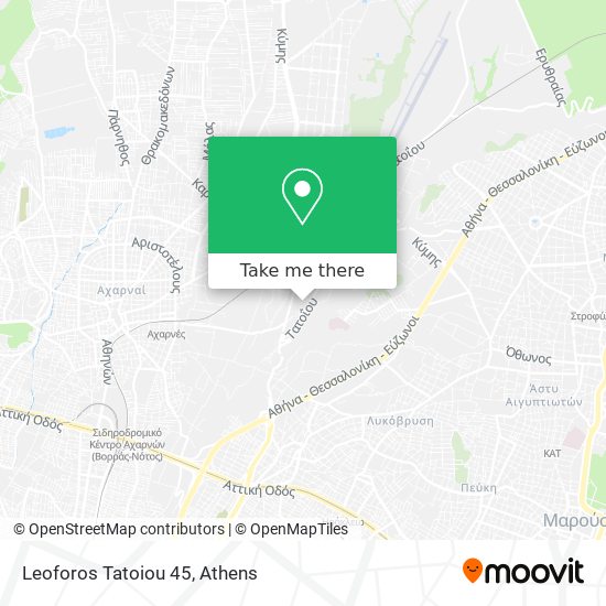 Leoforos Tatoiou 45 map