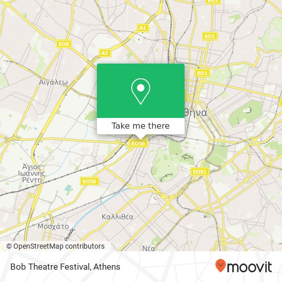 Bob Theatre Festival map