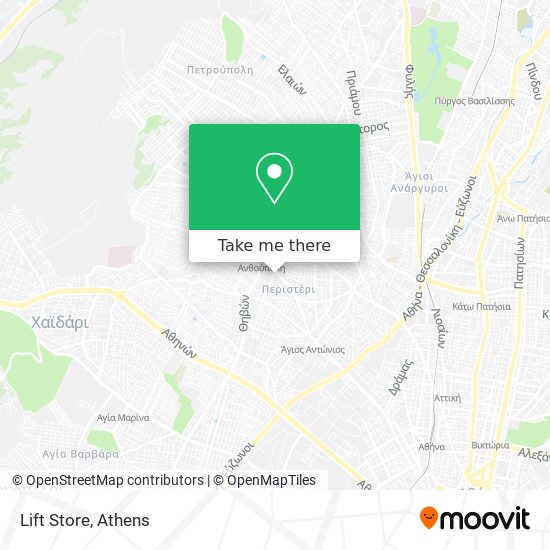 Lift Store map