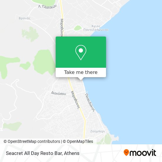 Seacret All Day Resto Bar map