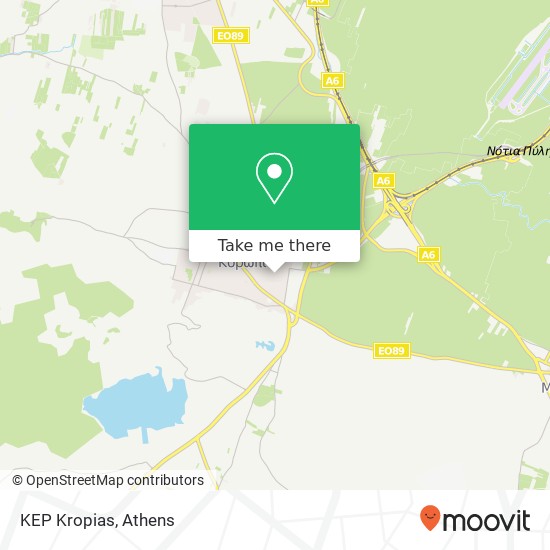 KEP Kropias map