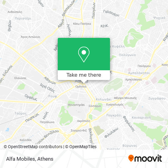 Alfa Mobiles map