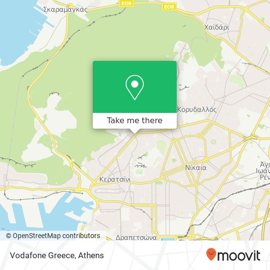 Vodafone Greece map