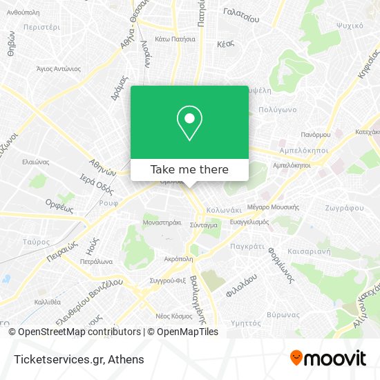 Ticketservices.gr map