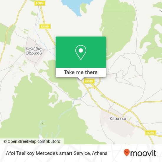 Afoi Tselikoy Mercedes smart Service map