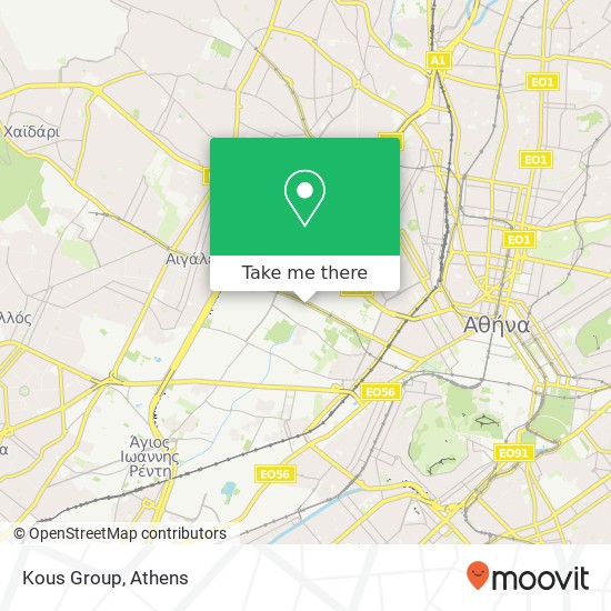 Kous Group map