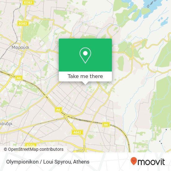 Olympionikon / Loui Spyrou map