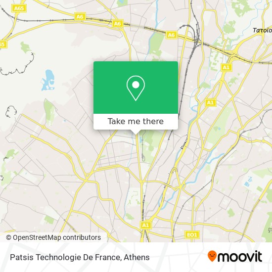 Patsis Technologie De France map