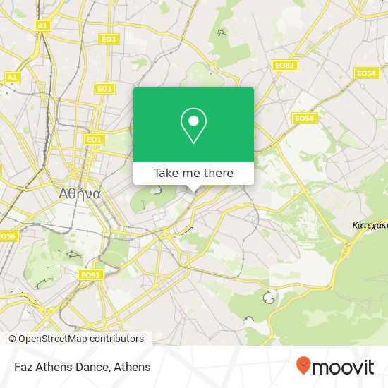 Faz Athens Dance map