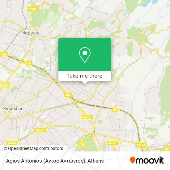 Agios Antonios (Άγιος Αντώνιος) map