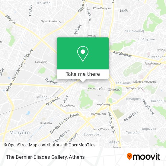 The Bernier-Eliades Gallery map