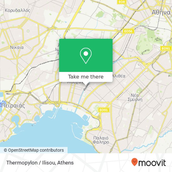 Thermopylon / Ilisou map