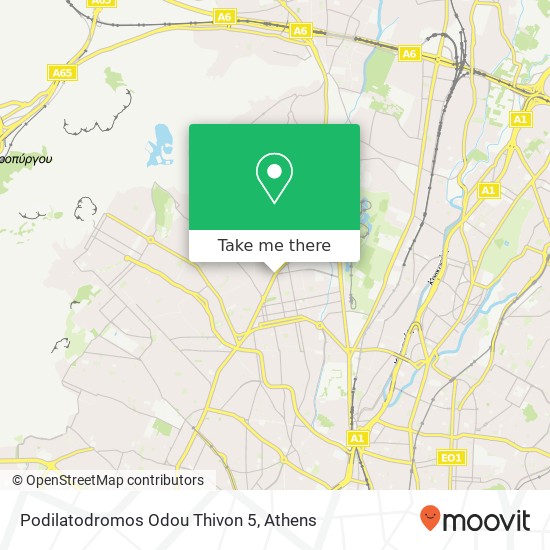 Podilatodromos Odou Thivon 5 map