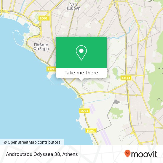 Androutsou Odyssea 38 map