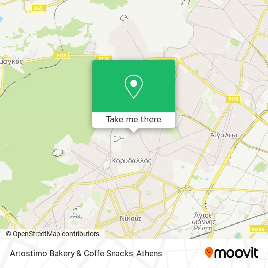 Artostimo Bakery & Coffe Snacks map