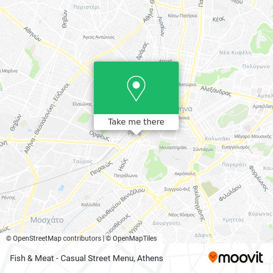 Fish & Meat - Casual Street Menu map