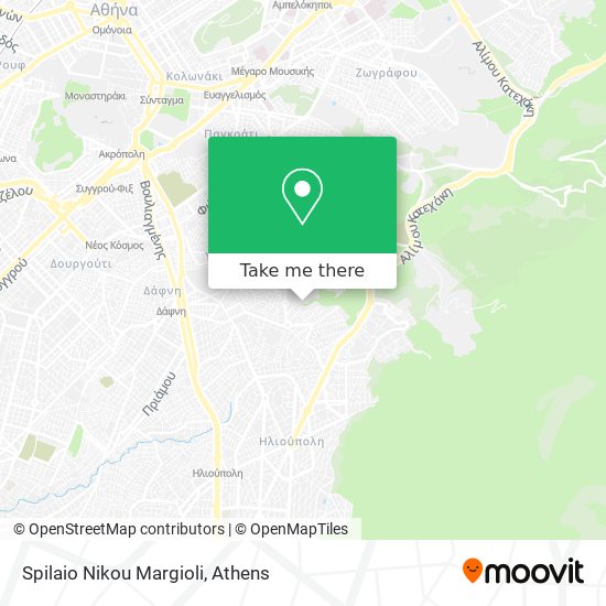Spilaio Nikou Margioli map