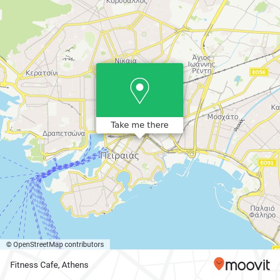 Fitness Cafe map