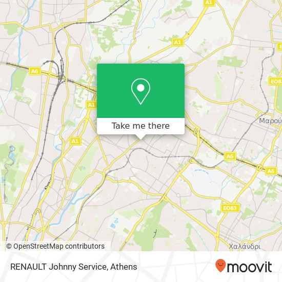 RENAULT Johnny Service map