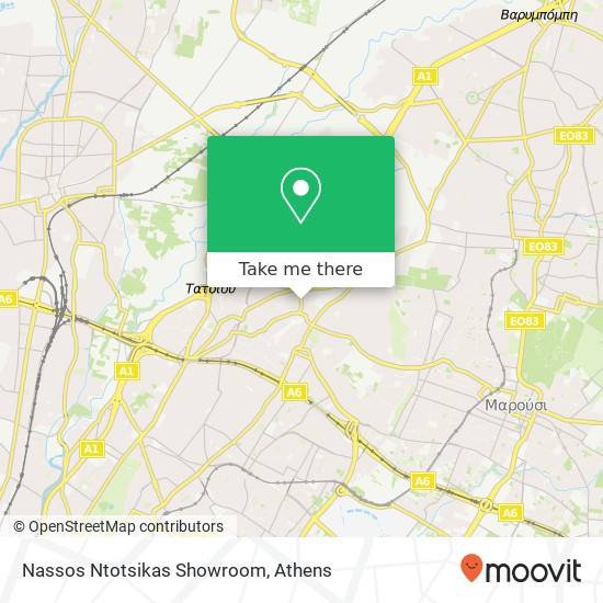 Nassos Ntotsikas Showroom map