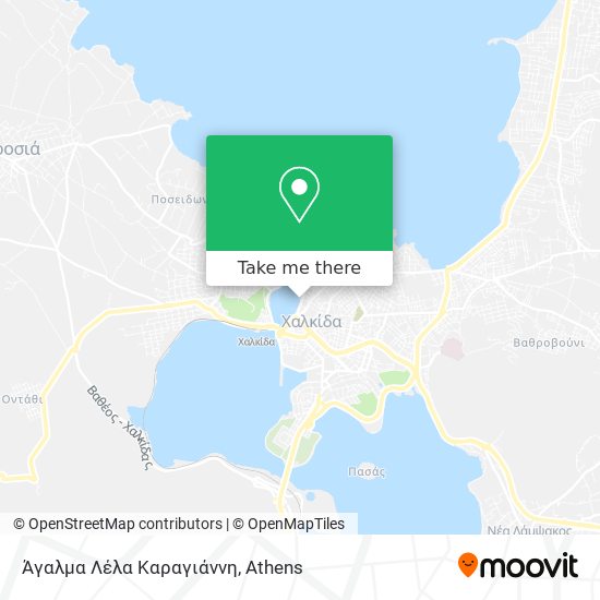Άγαλμα Λέλα Καραγιάννη map