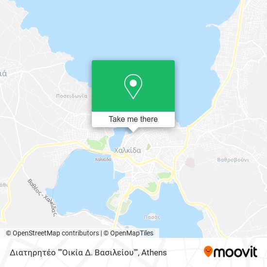 Διατηρητέο ""Οικία Δ. Βασιλείου"" map