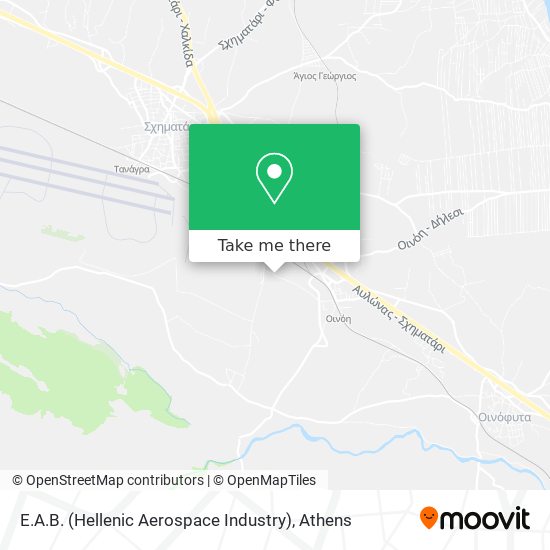 E.A.B. (Hellenic Aerospace Industry) map