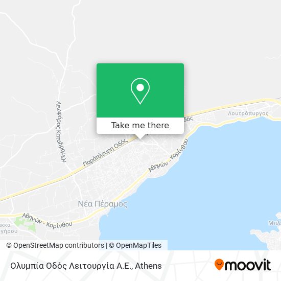 Ολυμπία Οδός Λειτουργία Α.Ε. map