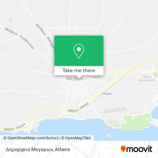 Δημαρχειο Μεγαρων map