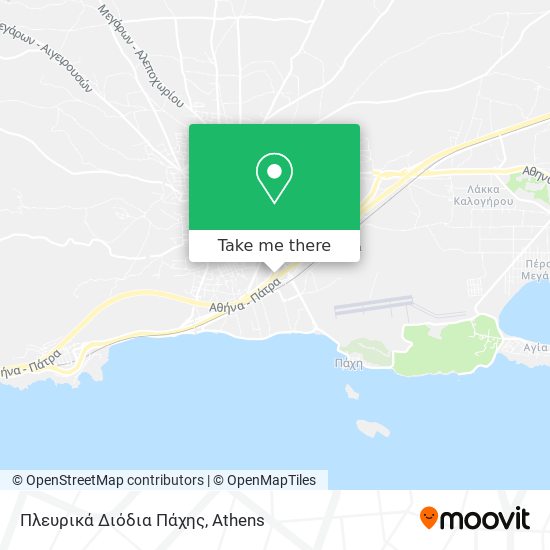 Πλευρικά Διόδια Πάχης map