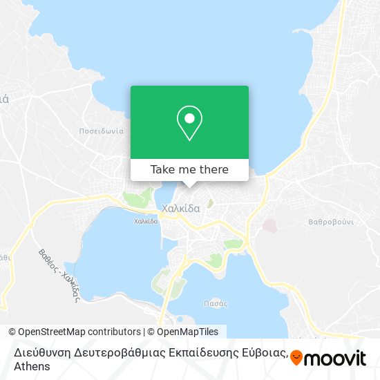 Διεύθυνση Δευτεροβάθμιας Εκπαίδευσης Εύβοιας map