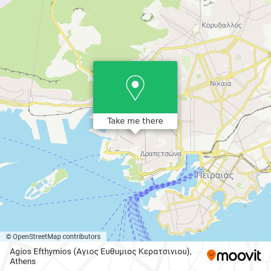 Agios Efthymios (Αγιος Ευθυμιος Κερατσινιου) map