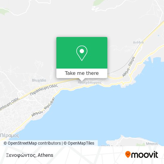 Ξενοφώντος map