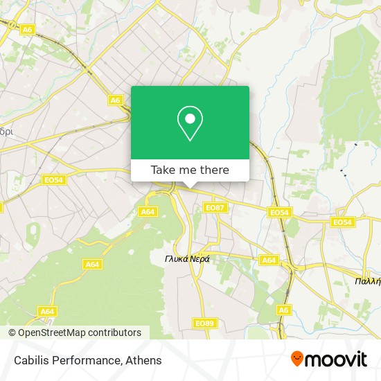 Cabilis Performance map