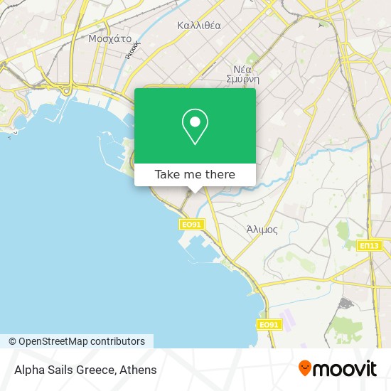 Alpha Sails Greece map