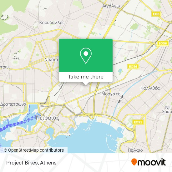 Project Bikes map