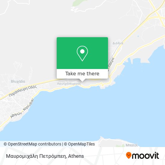 Μαυρομιχάλη Πετρόμπεη map