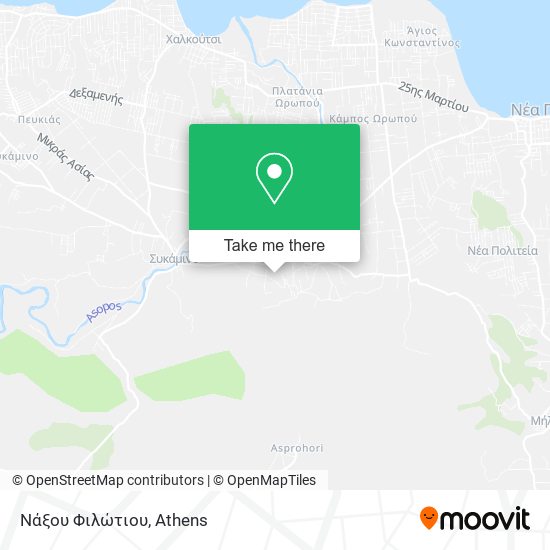 Νάξου Φιλώτιου map