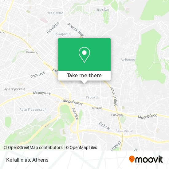 Kefallinias map