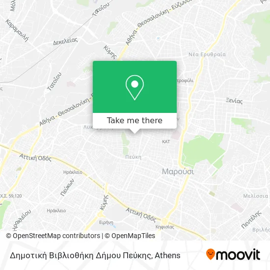 Δημοτική Βιβλιοθήκη Δήμου Πεύκης map