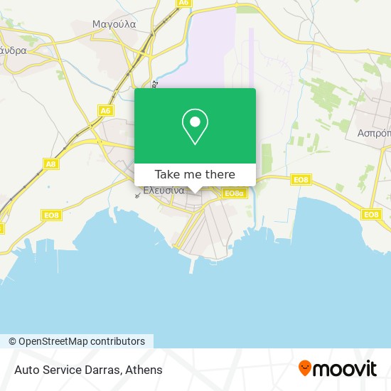 Auto Service Darras map
