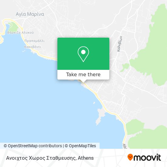 Ανοιχτος Χωρος Σταθμευσης map