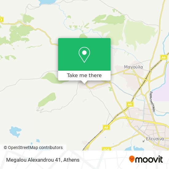 Megalou Alexandrou 41 map