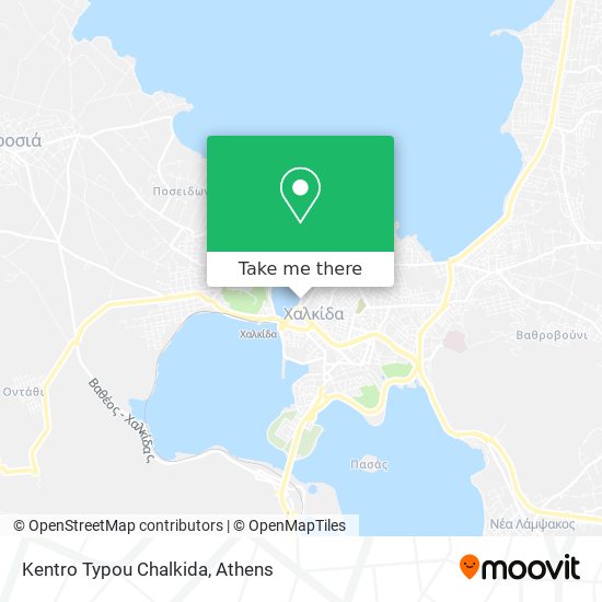 Kentro Typou Chalkida map