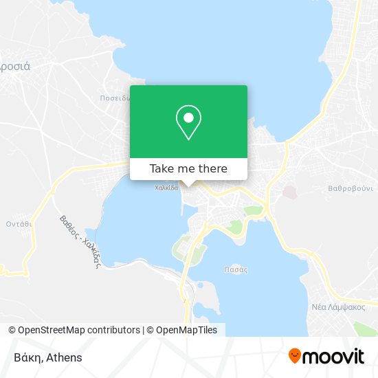 Βάκη map
