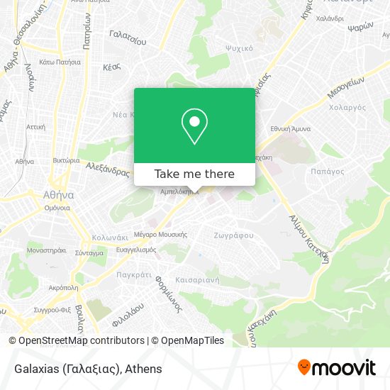 Galaxias (Γαλαξιας) map