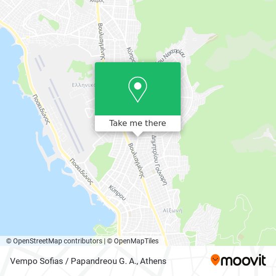 Vempo Sofias / Papandreou G. A. map