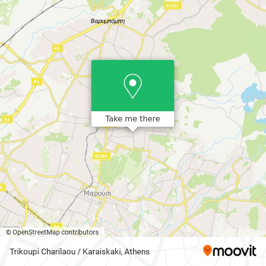 Trikoupi Charilaou / Karaiskaki map