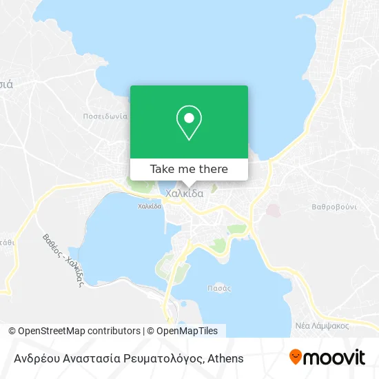 Ανδρέου Αναστασία Ρευματολόγος map