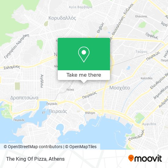 The King Of Pizza map